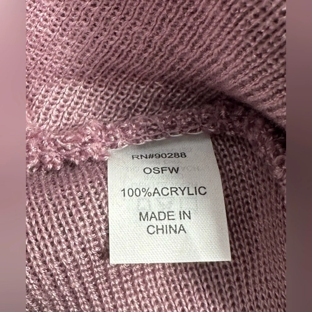 New Women's Adidas Magic Mauve Fold Beanie